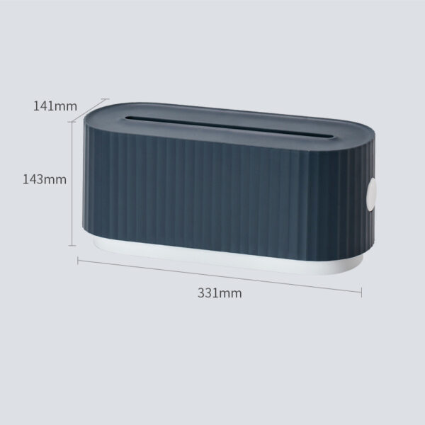 Cable Management Box, Large Cord Organizer Box to Hide Power Strip Wire Case Cable Storage Box Anti Dust Charger Socket Organizer Network Line Storage Bin Charger Wire Management - Image 7
