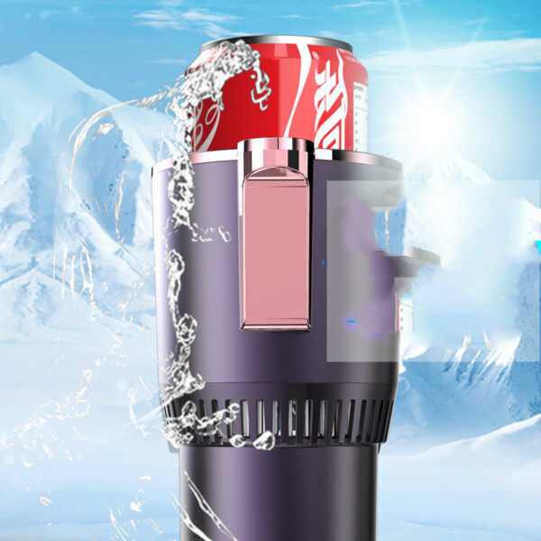 Portable Car Drink Warmer Cooler, Hot & Cold Car Travel Mug, - Image 4