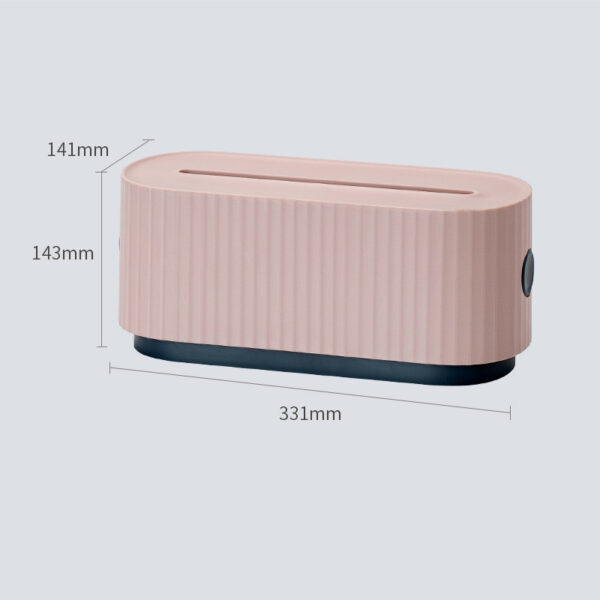 Cable Management Box, Large Cord Organizer Box to Hide Power Strip Wire Case Cable Storage Box Anti Dust Charger Socket Organizer Network Line Storage Bin Charger Wire Management - Image 4
