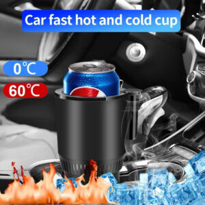 Portable Car Drink Warmer Cooler, Hot & Cold Car Travel Mug,