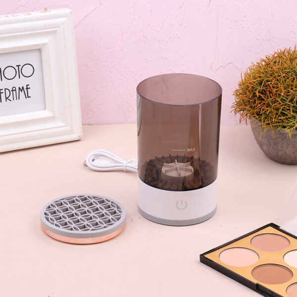 Portable Electric Makeup Brush Cleaner Machine With USB Charging Automatic Cosmetic Brush,Women Eye Shadow Brush Cleaning Tool - Image 7