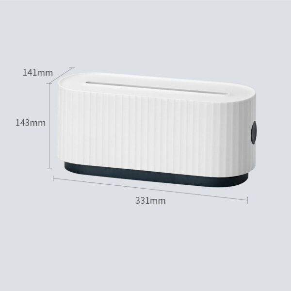 Cable Management Box, Large Cord Organizer Box to Hide Power Strip Wire Case Cable Storage Box Anti Dust Charger Socket Organizer Network Line Storage Bin Charger Wire Management - Image 6