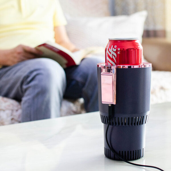 Portable Car Drink Warmer Cooler, Hot & Cold Car Travel Mug, - Image 7