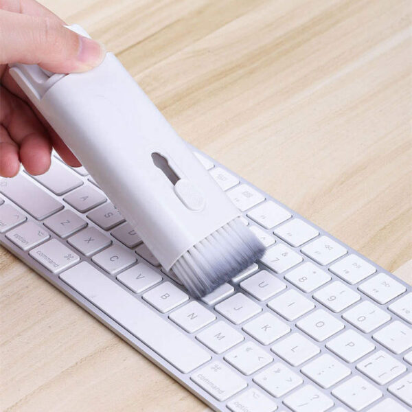 Multifunctional Cell Phone Cleaning Kit, iPhone Cleaning Kit for Charging Port Cleaner Keyboard Cleaning Bluetooth-compatible Headset Cleaning Pen Set Cleaning Tools Cleaner Keycap Puller Kit - Image 3