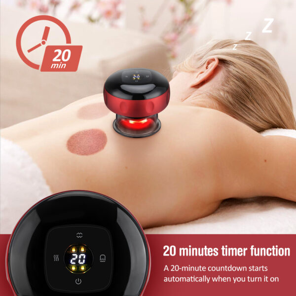 5-in-1 Smart Dynamic Cupping,Electric Vacuum Cupping Massage Body Cups Anti-Cellulite Therapy Massager For Body Electric Guasha Scraping Fat Burning Slimming - Image 3