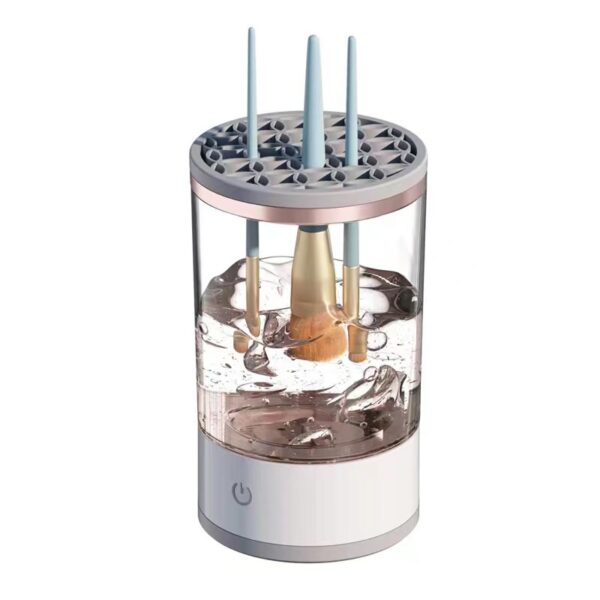 Portable Electric Makeup Brush Cleaner Machine With USB Charging Automatic Cosmetic Brush,Women Eye Shadow Brush Cleaning Tool - Image 9